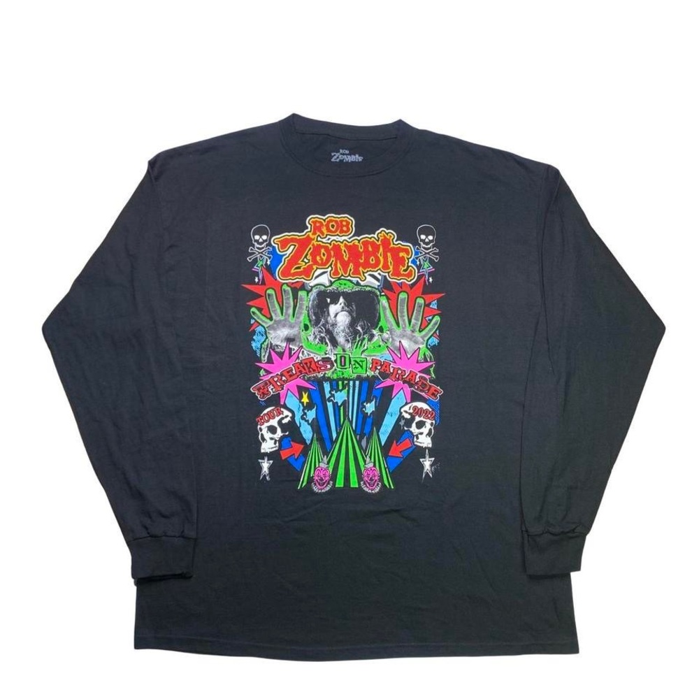 Rob Zombie tour concert‎ shirt x 2022 Freaks on Parade XXL 2XL